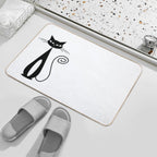 Mcm Atomic Cat  Easy To Clean Bath Mat