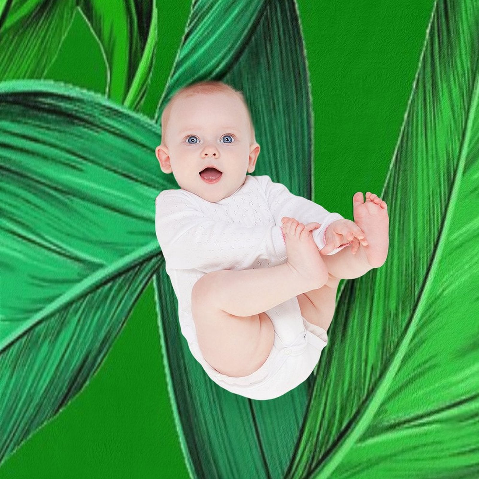 Green Day Quick-dry Throw Blanket