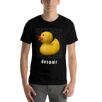 Despair Rubber Duck Bagel Meme Funny Cursed Cringe Weird  Polyester Blend T-Shirt
