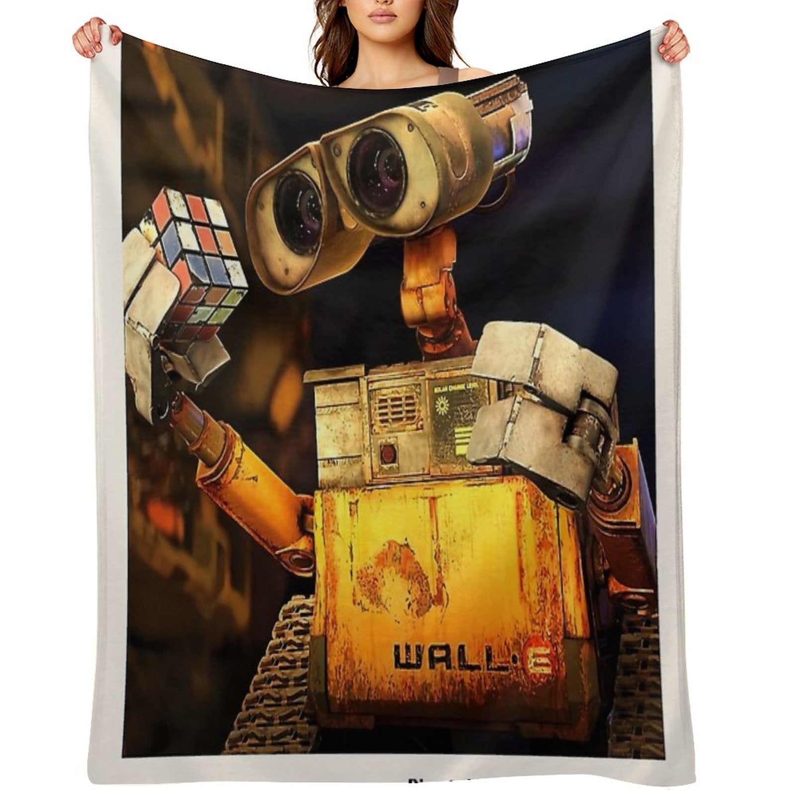 Cartoon Animation Wall E Quick-dry Throw Blanket
