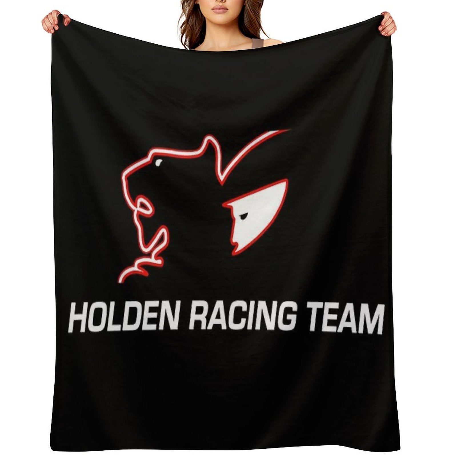 Holden Racing Team Vintage Black Gift-ready Throw Blanket
