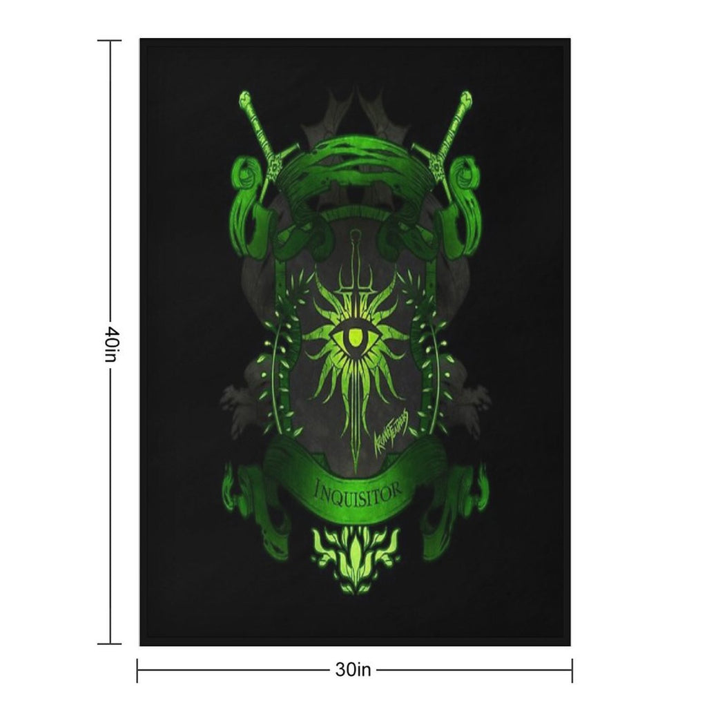 Dragon Age Inquisitor Sustainable Throw Blanket