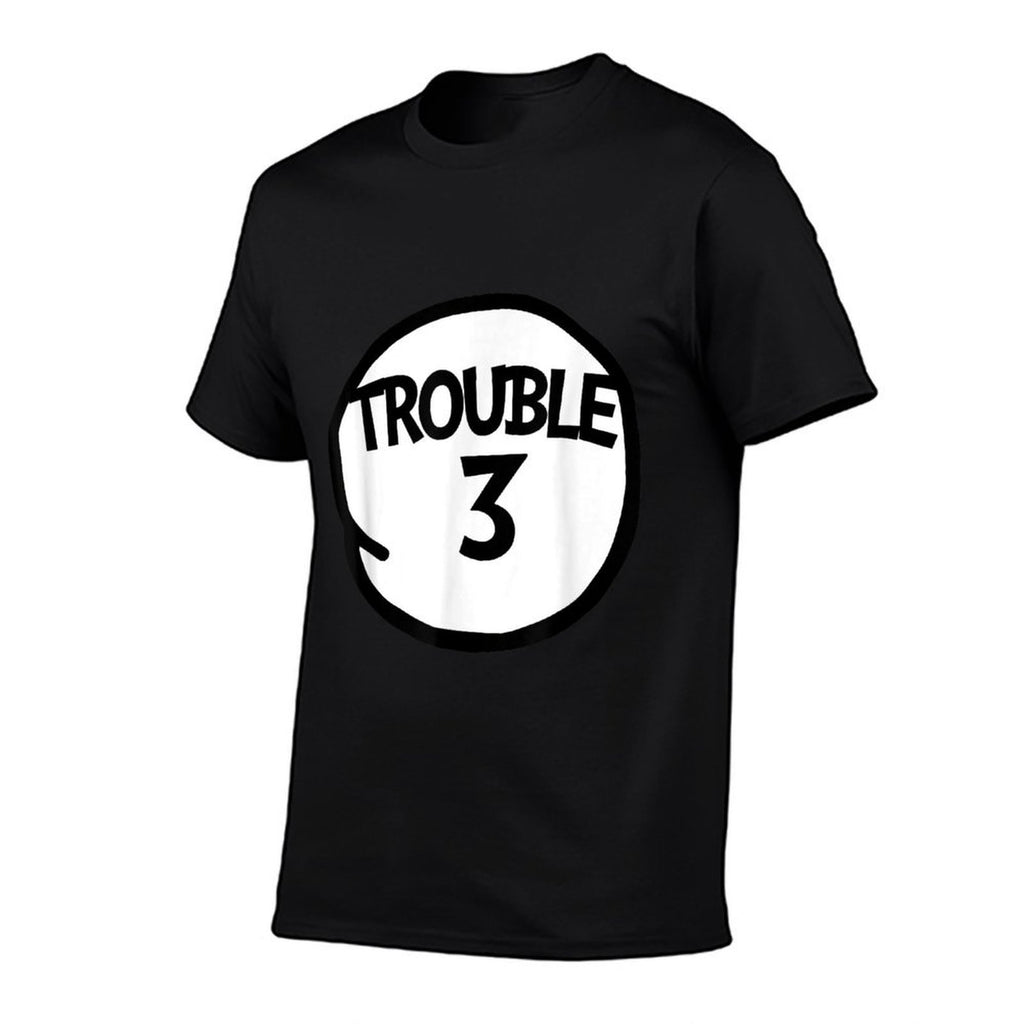 Trouble 3 T-shirt Funny Trouble Three Matching Group  Breathable T-Shirt