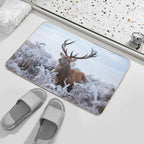 Winter Stag  Repositionable Bath Mat