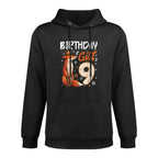 Fox Animal Lovers 9th Birthday Girl Fox B-day 9 Year Old Relaxed Fit Hoodie