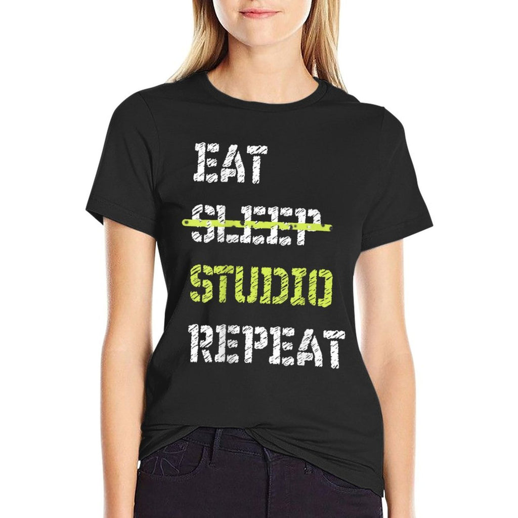 Eat Sleep Studio Repeat Architecture  Slim-fit Cut T-Shirt