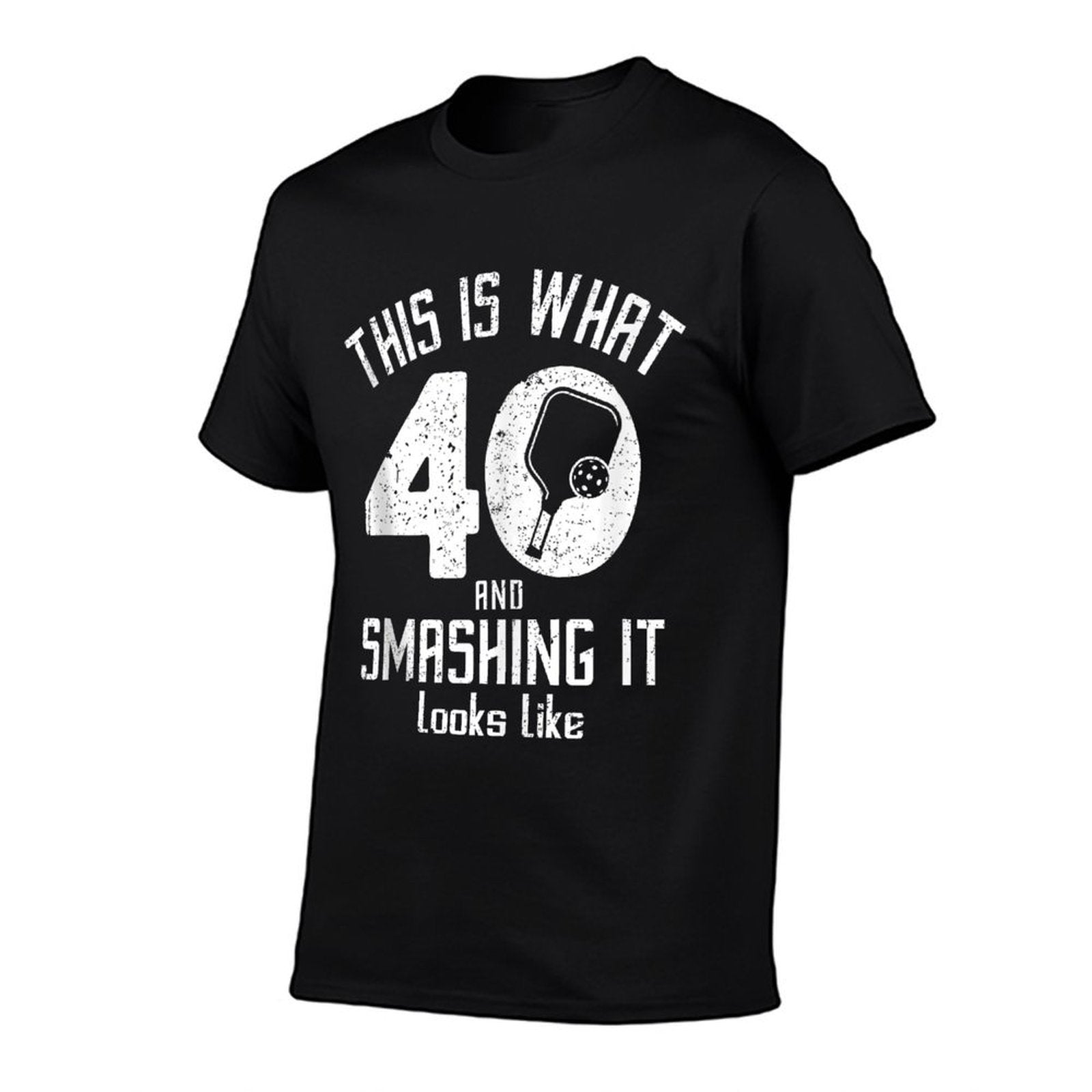 Funny Pickleball 40th Birthday 40 Years Old Love Pickleball  Breathable T-Shirt
