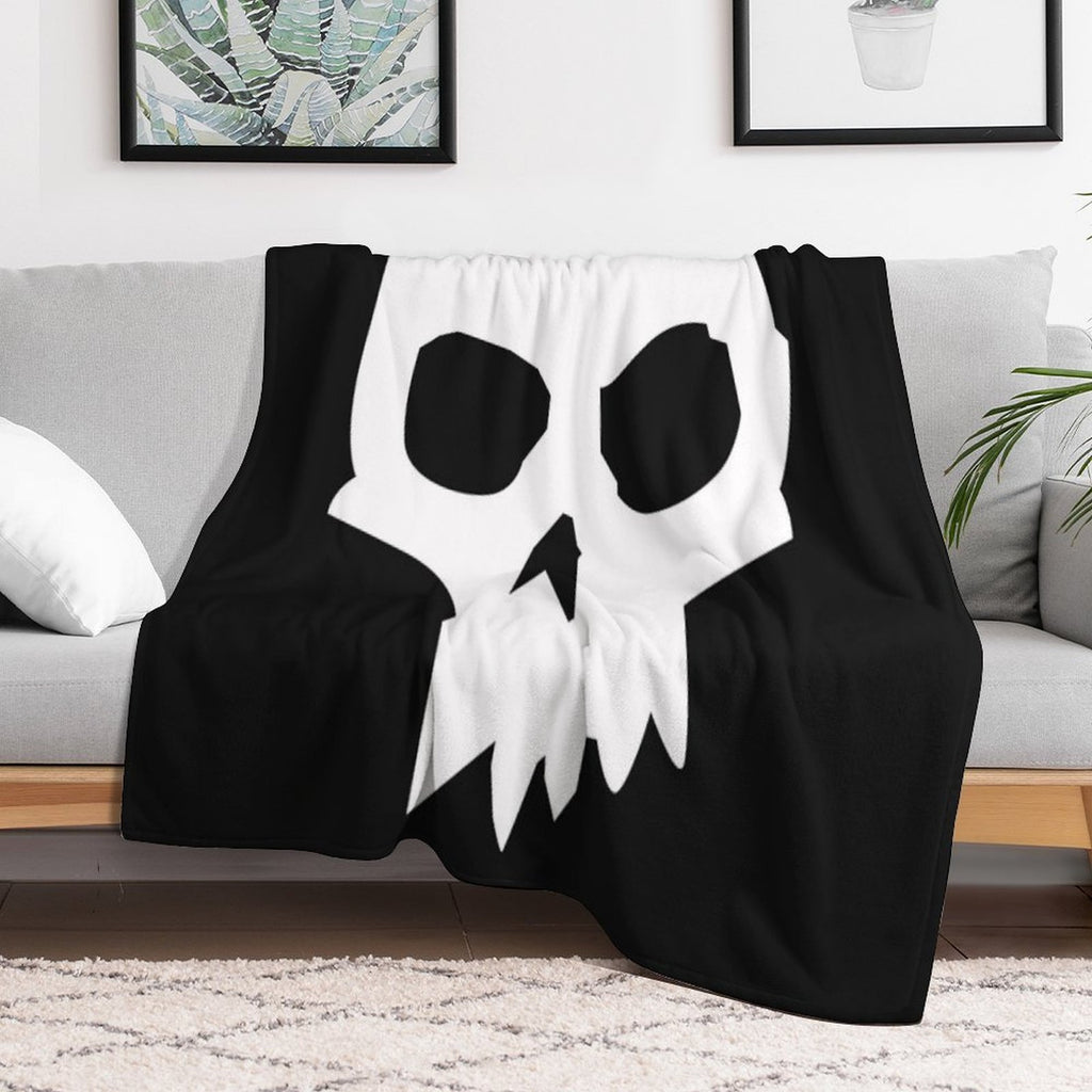 Sid Phillips Skull All-season Throw Blanket