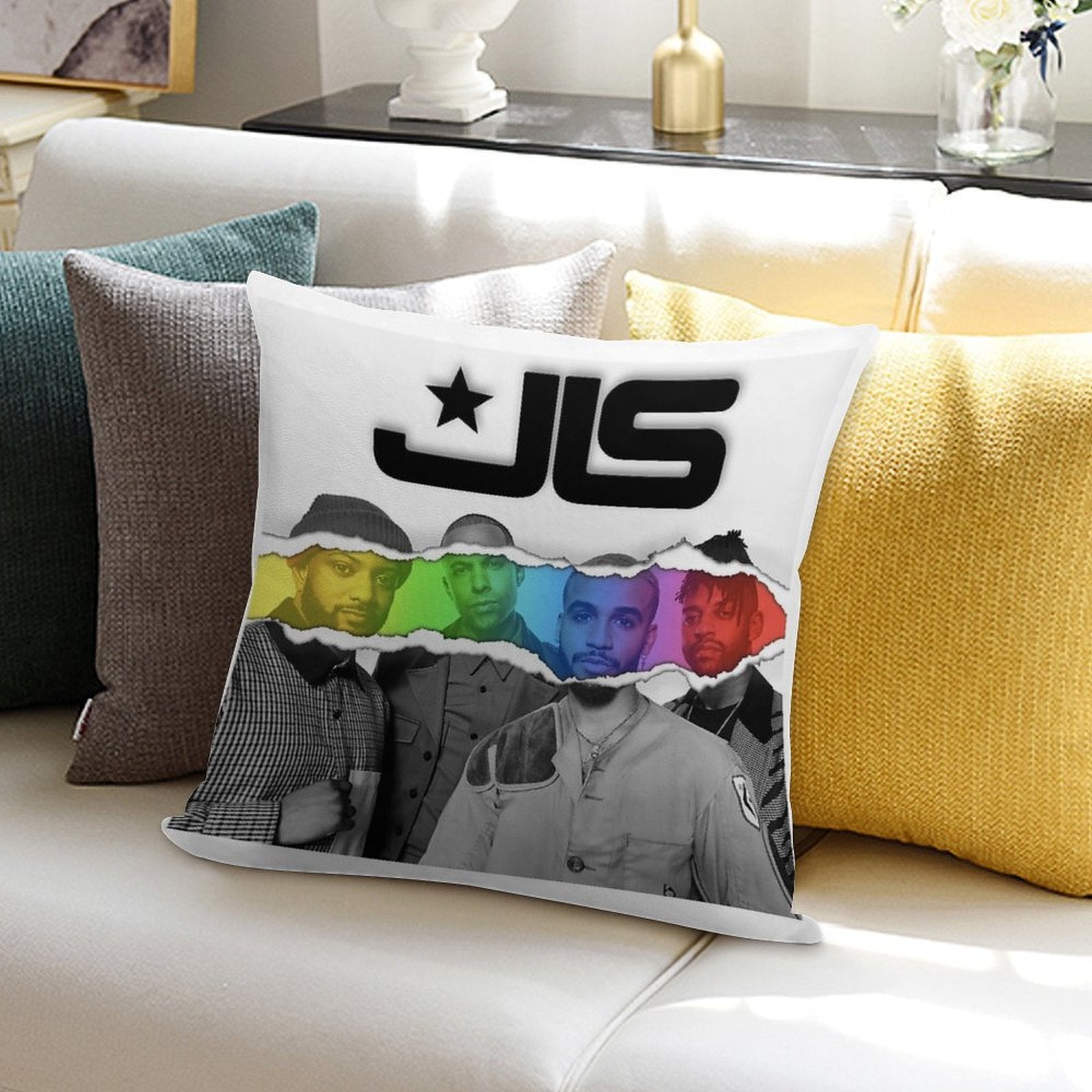 JLS ARE BACK Soft Skin-Friendly Throw Pillow