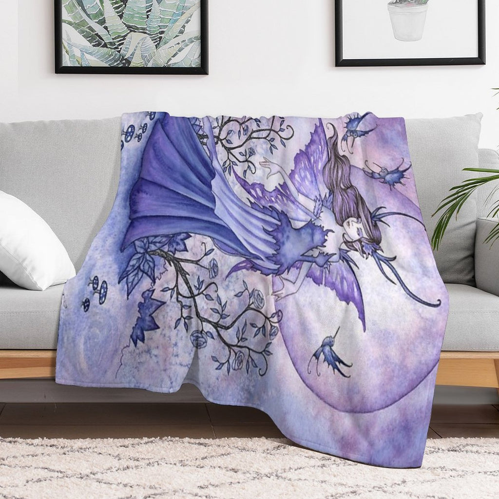 The Night Garden Shrink-resistant Throw Blanket