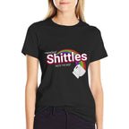 Shittles Rainbow Fun Meme Designs  Trendy Pattern T-Shirt