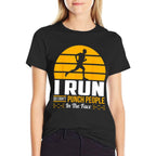 Runner Gift Funny Running Marathon Sport Sarcastic Gift  Classic T-Shirt