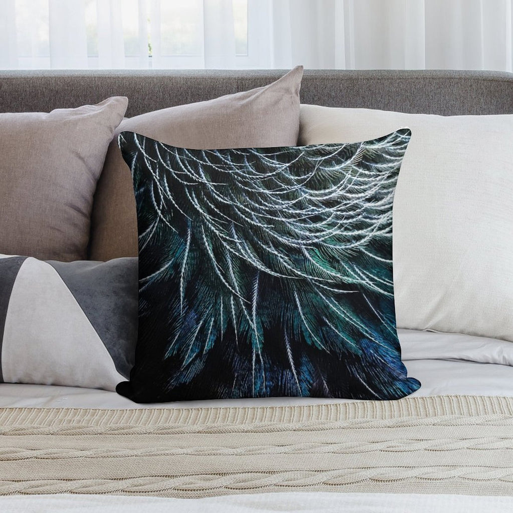 Tui Feathers Soft Durable Construction Throw Pillow