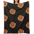 Beans On Toast Baked Beans Classic British Food Sustainable Throw Blanket