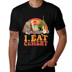 Funny Cat Meme Internet Quote I Eat Cement Men Women Cool  Durable T-Shirt