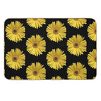 Close-up of A Yellow Daisy.  Versatile Bath Mat
