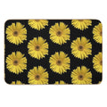 Close-up of A Yellow Daisy.  Repositionable Bath Mat