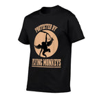 Protected Wizard of OZ Wicked Witch Get My Flying Monkeys  Rolled Sleeves T-Shirt