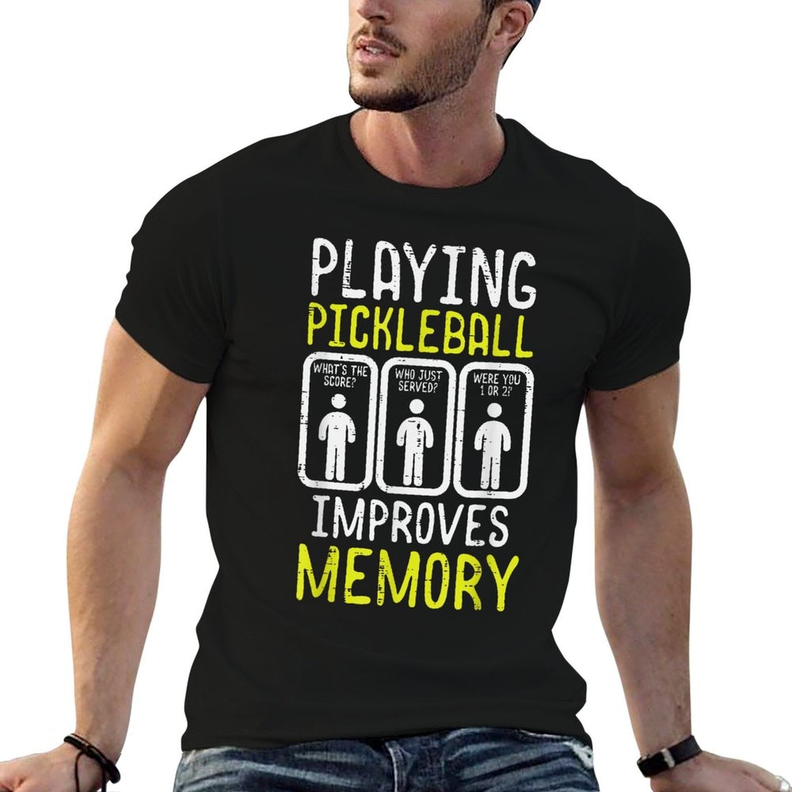 Playing Pickleball Improves Memory Pickle Ball Men Women Kid  Affordable Price T-Shirt