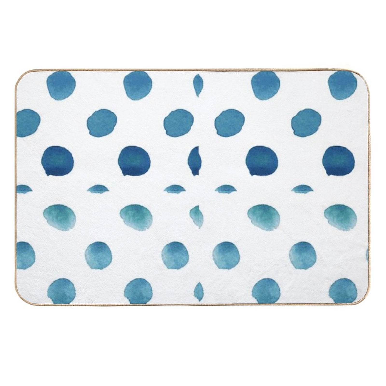 Ocean Blu Pattern-small Dots  Versatile Bath Mat