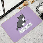 This Is My Tuxedo - Cute Kawaii Tuxedo Cat  Versatile Bath Mat