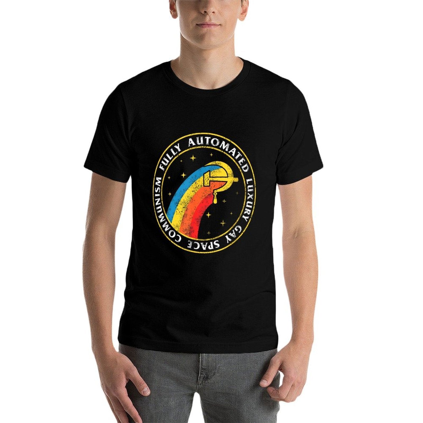 Fully Automated Luxury Gay Space Communism - Meme  Slim-fit Cut T-Shirt