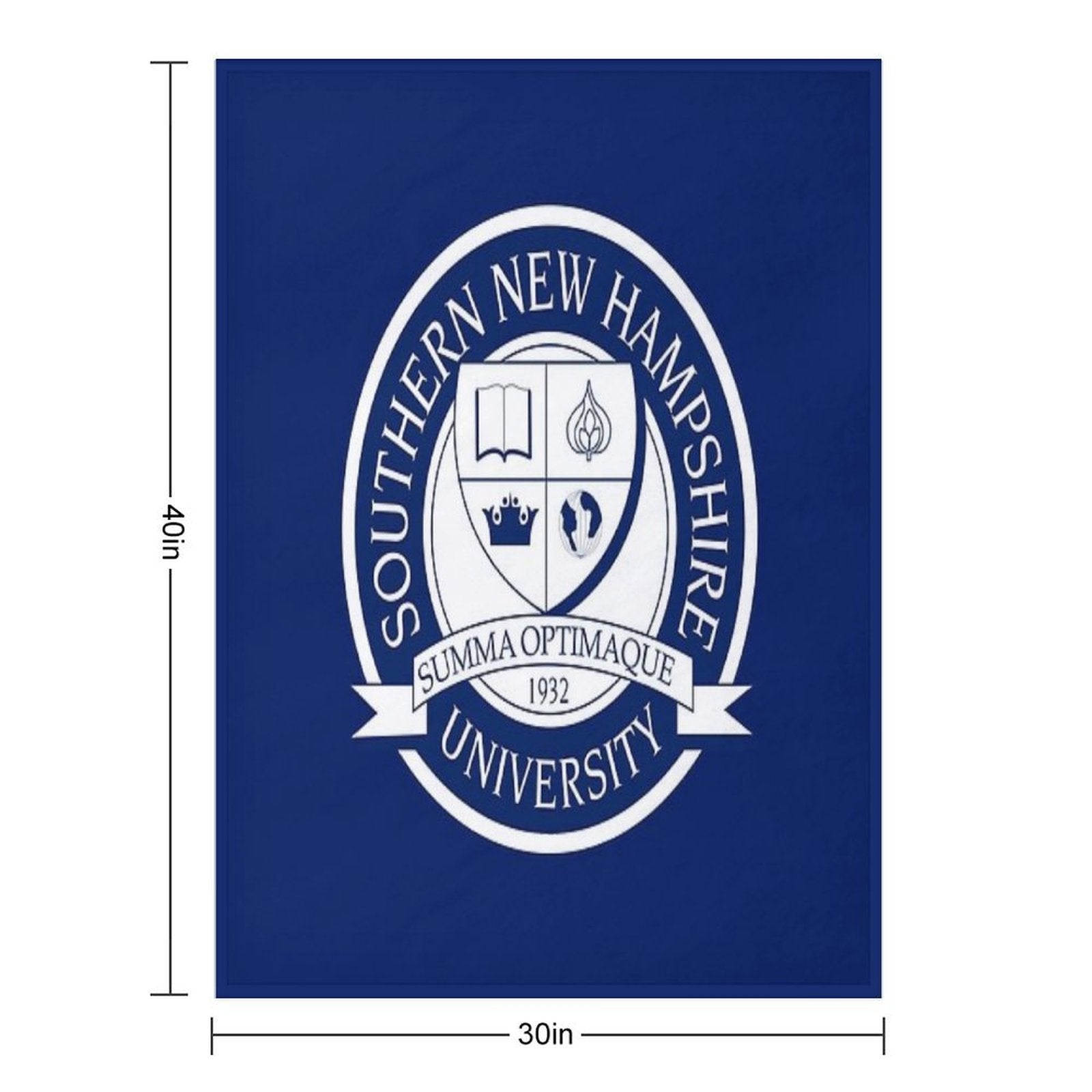 Southern New Hampshire Easy Care Throw Blanket