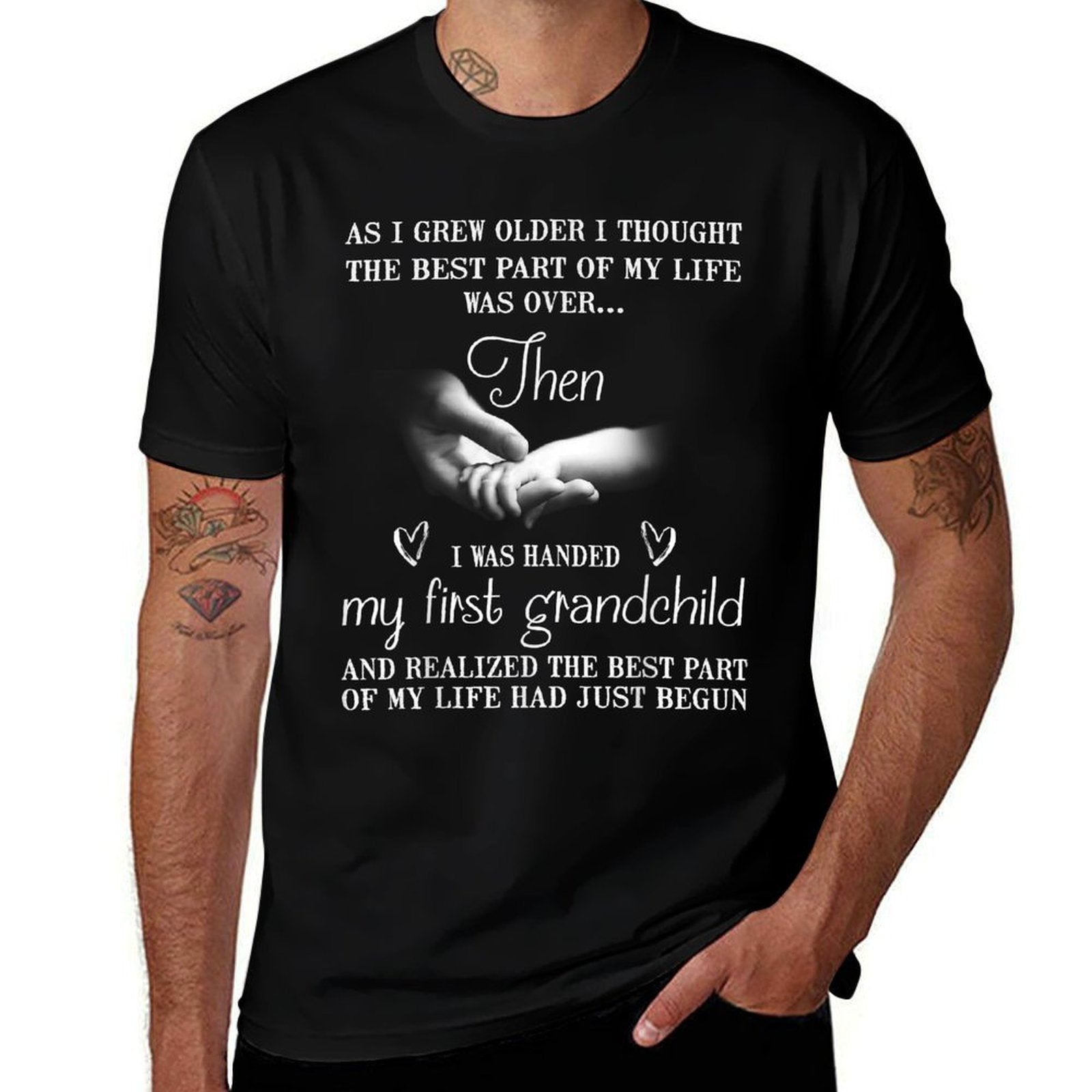 I Was Handed My First Grandchild First Time Grandma 2025  Relaxed-fit T-Shirt