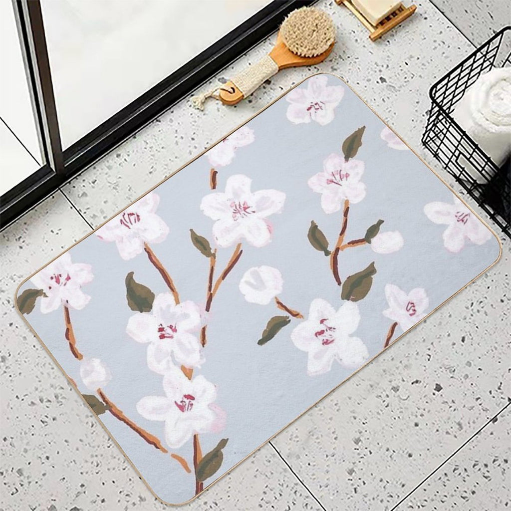Floral Pattern  Anti-Trip Bath Mat