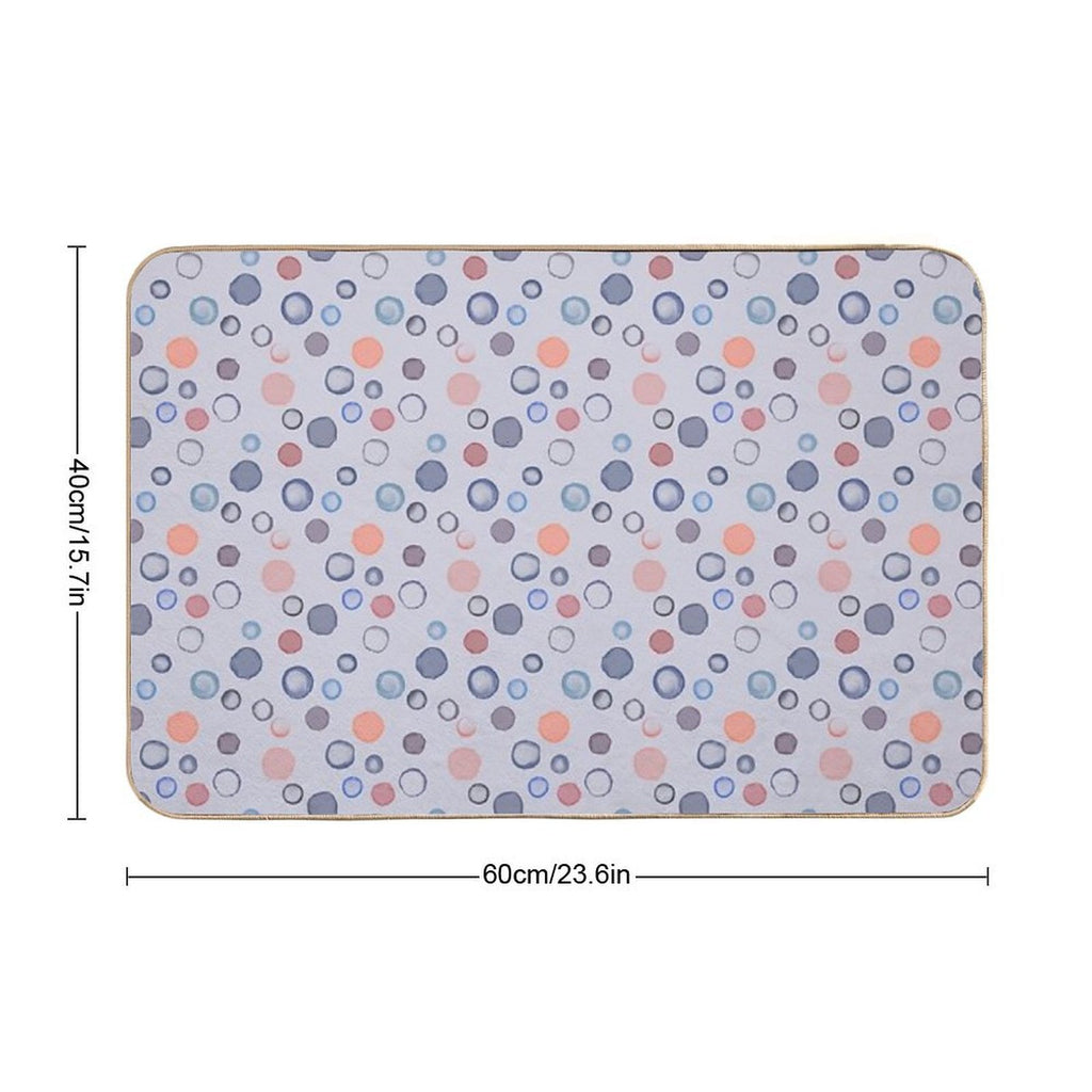Circ De Bubble - Sorbet Yumminess  Slip-Resistant Bath Mat