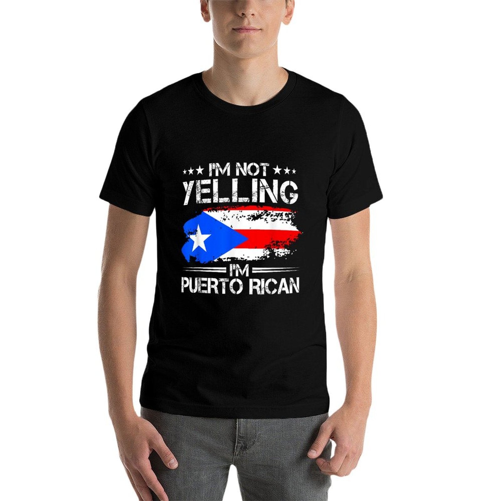 Im Not Yelling Im Puerto Rican Pride Puerto Rico  Trendy Pattern T-Shirt