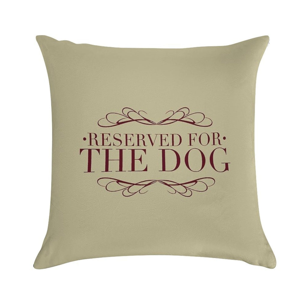 Dogs Cushion Soft Reinforced Edging Throw Pillow