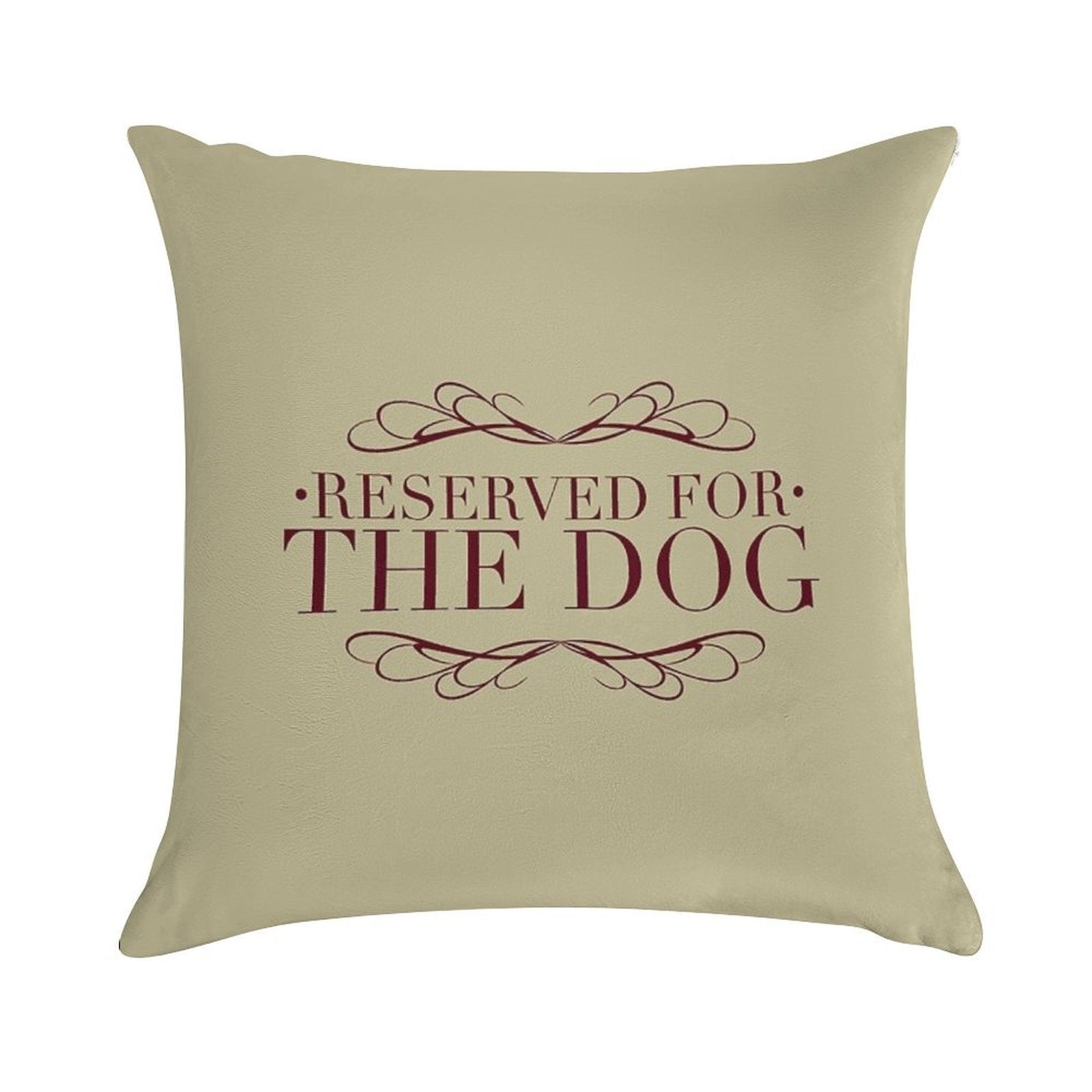 Dogs Cushion Soft Reinforced Edging Throw Pillow