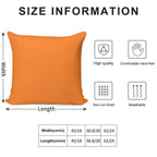 Papaya Soft Washable Throw Pillow