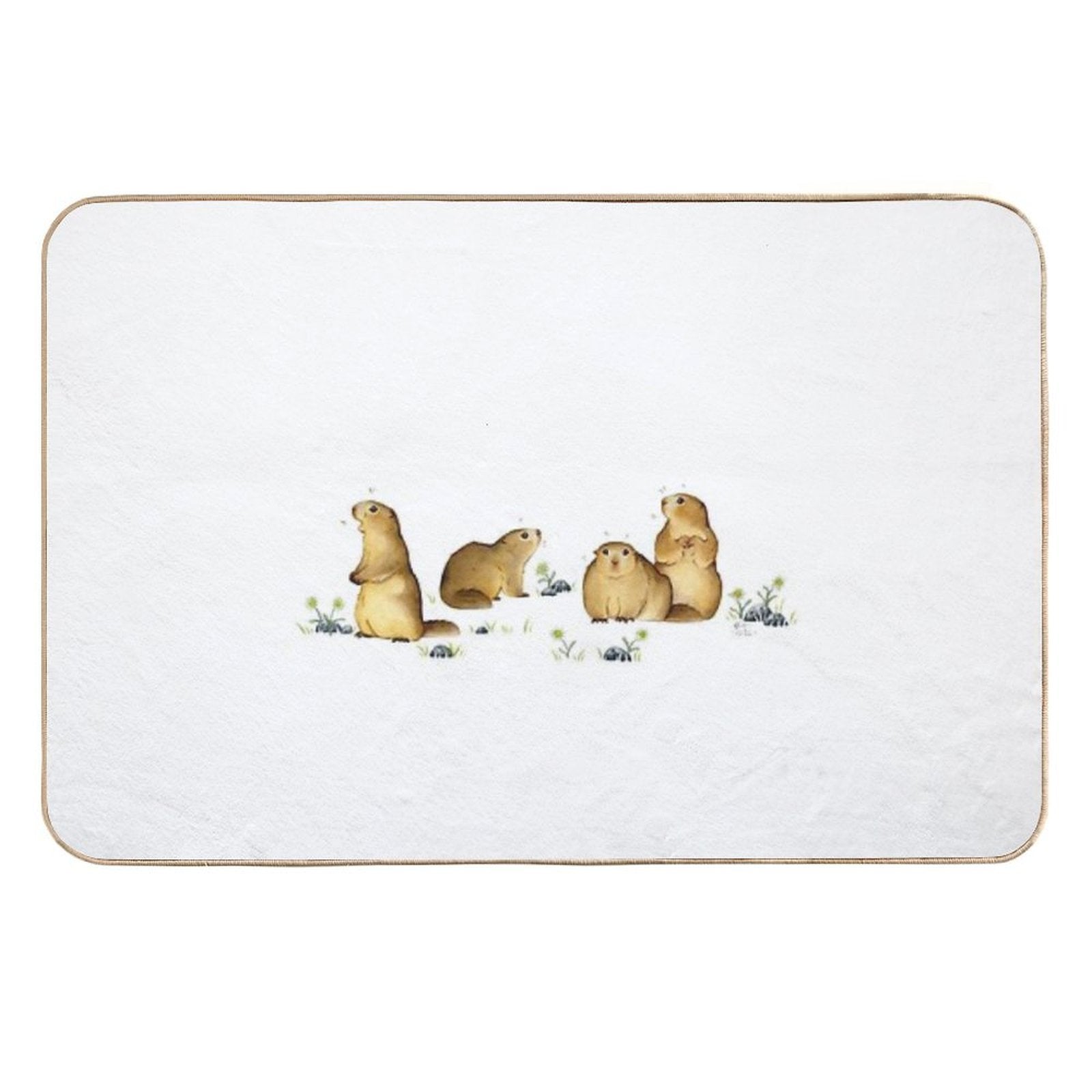 Marmot Family  Slip-Resistant Bath Mat