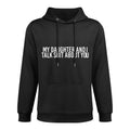 Mom And Daughter Funny - Women's Black X-Small Modern Casual Lace Letter Print Relaxed Fit Hoodie