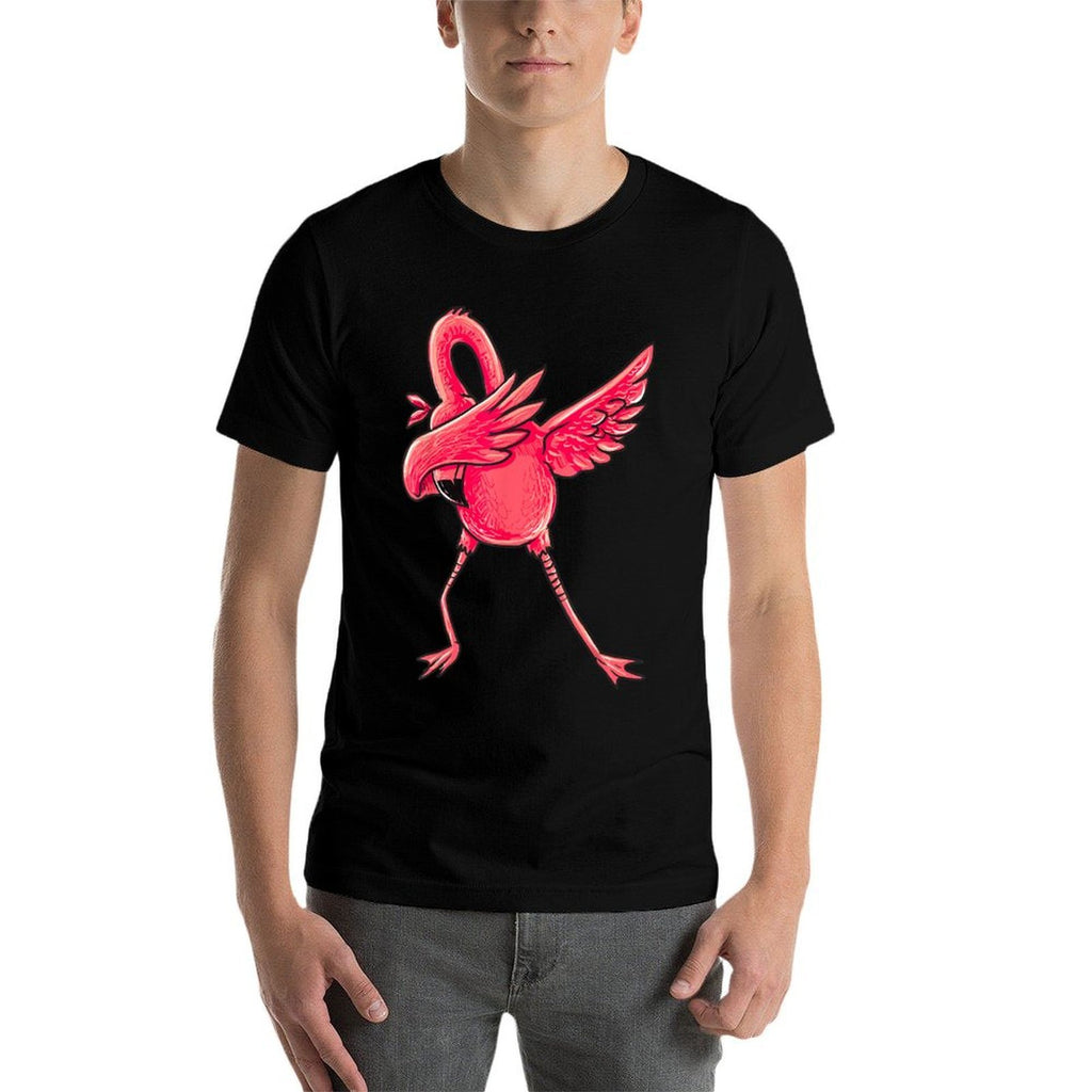 Dabbing Flamingo Men Women Boys Girls Dab Dance Gifts  Odor-resistant T-Shirt