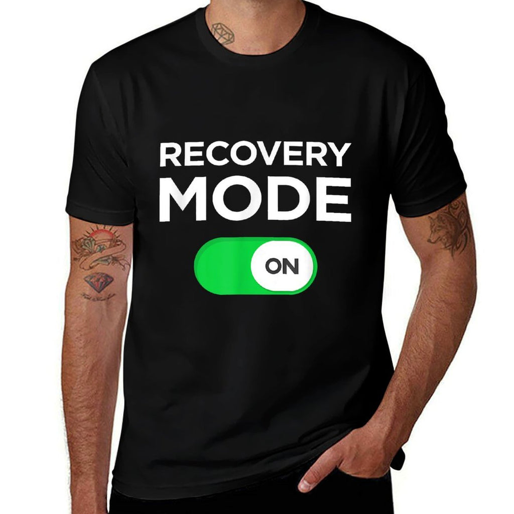 Recovery Mode On Get Well Soon Injury Illness Girl Men Kids Comfortable T-Shirt