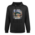 Eat, Sleep, Fish, Repeat Bass Fishing Funny Gifts Medium-Weight Fabric Hoodie