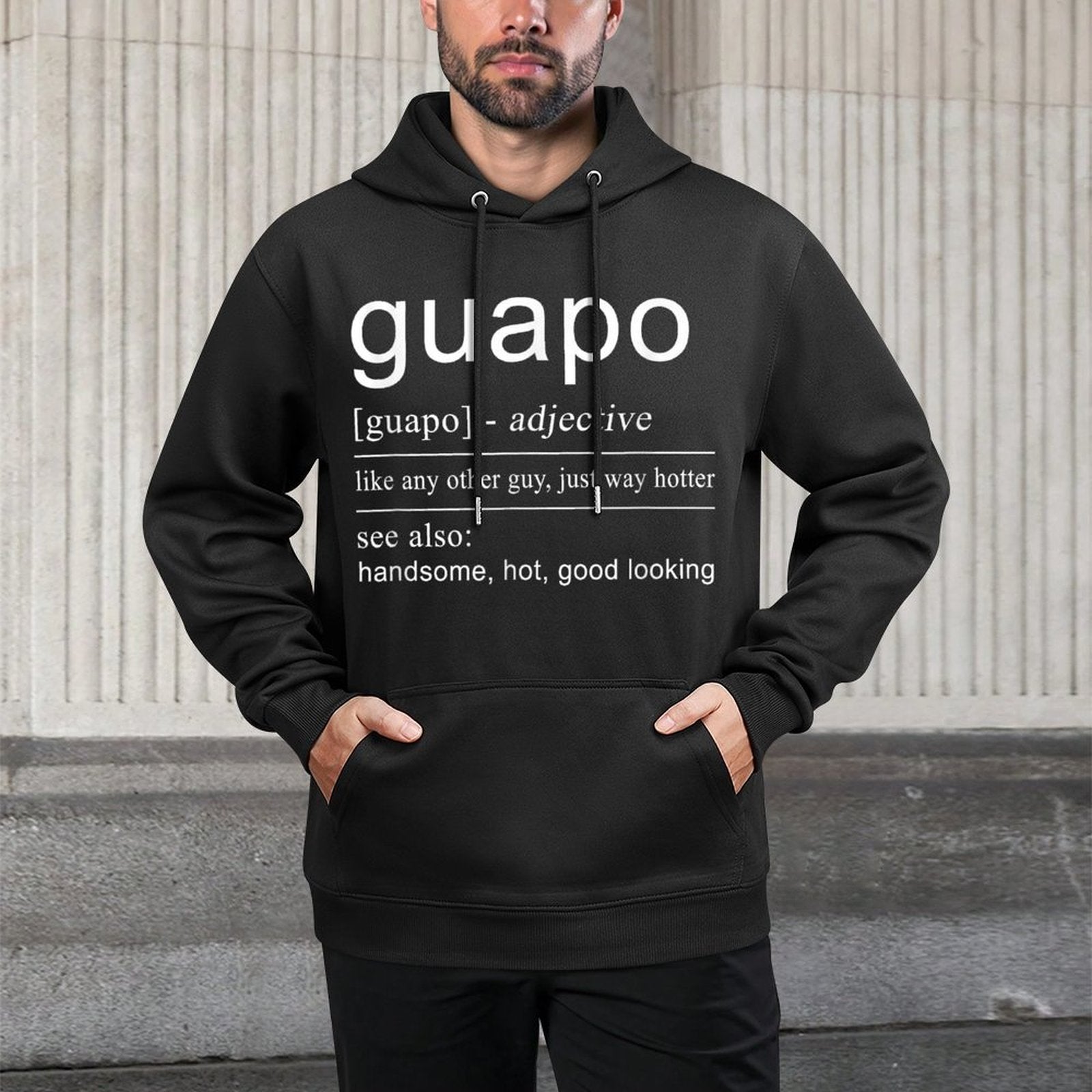 El Guapo  Spanish Design for Men Spanish Gifts Pilling-Resistant Hoodie