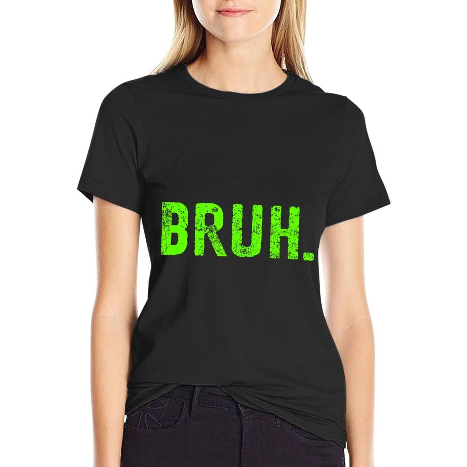 Bro Bruh Meme Kid Boy Toddler Men Funny Saying  Summer-ready Fabric T-Shirt