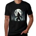 Werewolf Howling At Full Moon - Alpha Wolf Meme Literally Me  Affordable Price T-Shirt