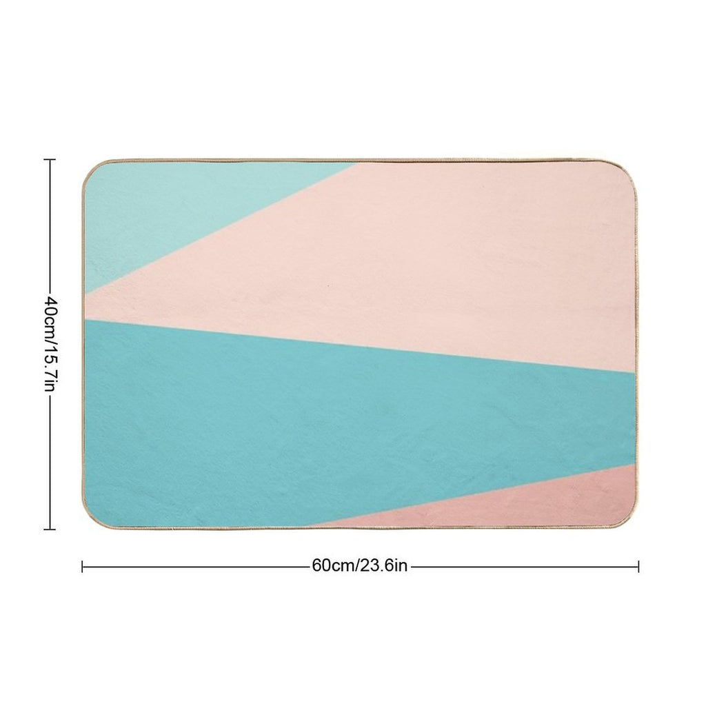 Pastel Geometrics  Multi-Purpose Bath Mat
