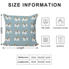 Retro Wire Haired Fox Terrier Design Soft Shrink-Resistant Throw Pillow
