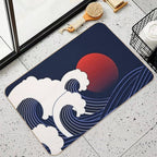Japanese Art  Odorless Bath Mat
