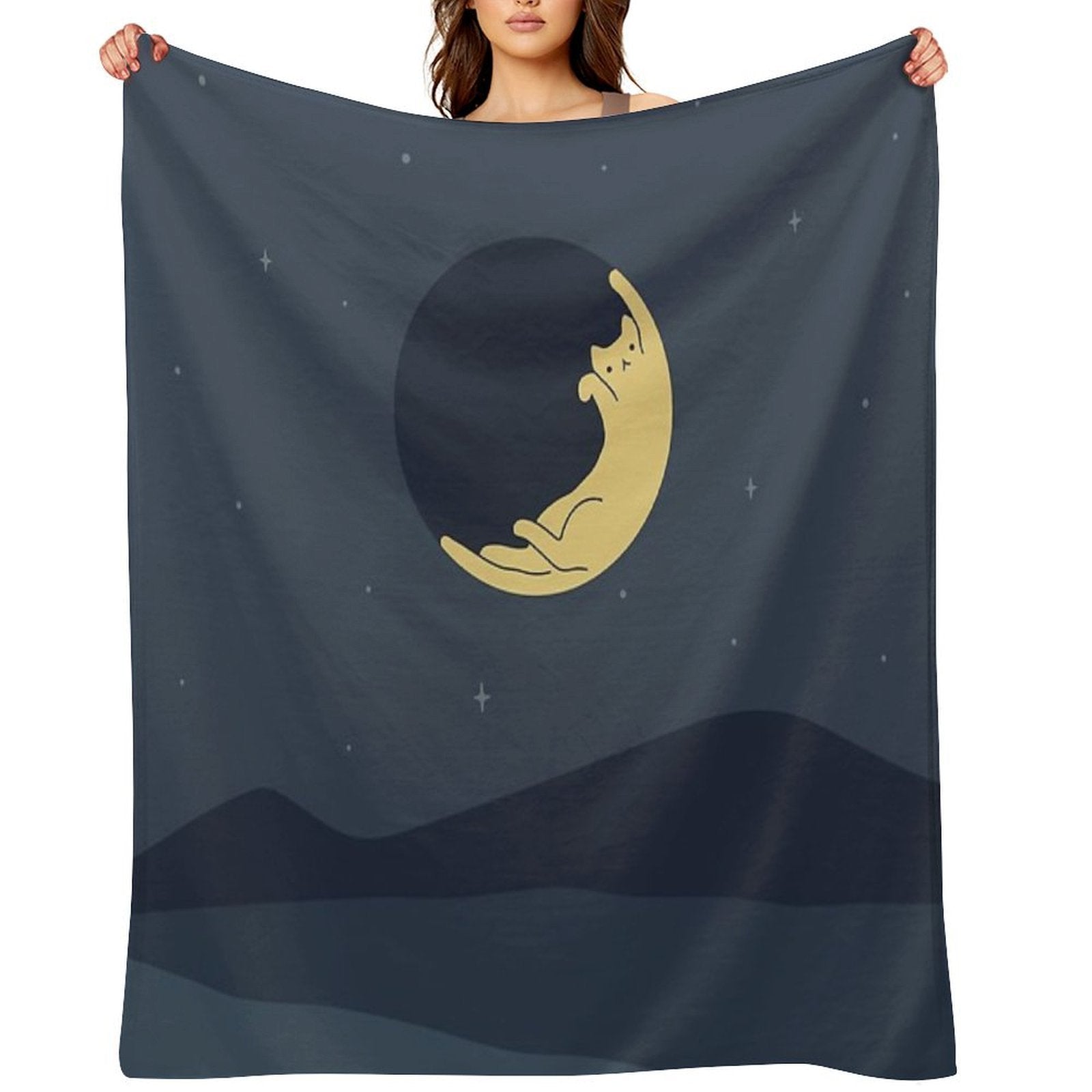 Cat Landscape 89 Versatility Throw Blanket