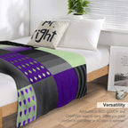 Funny Patchwork Pattern 9 Wrinkle-free Throw Blanket