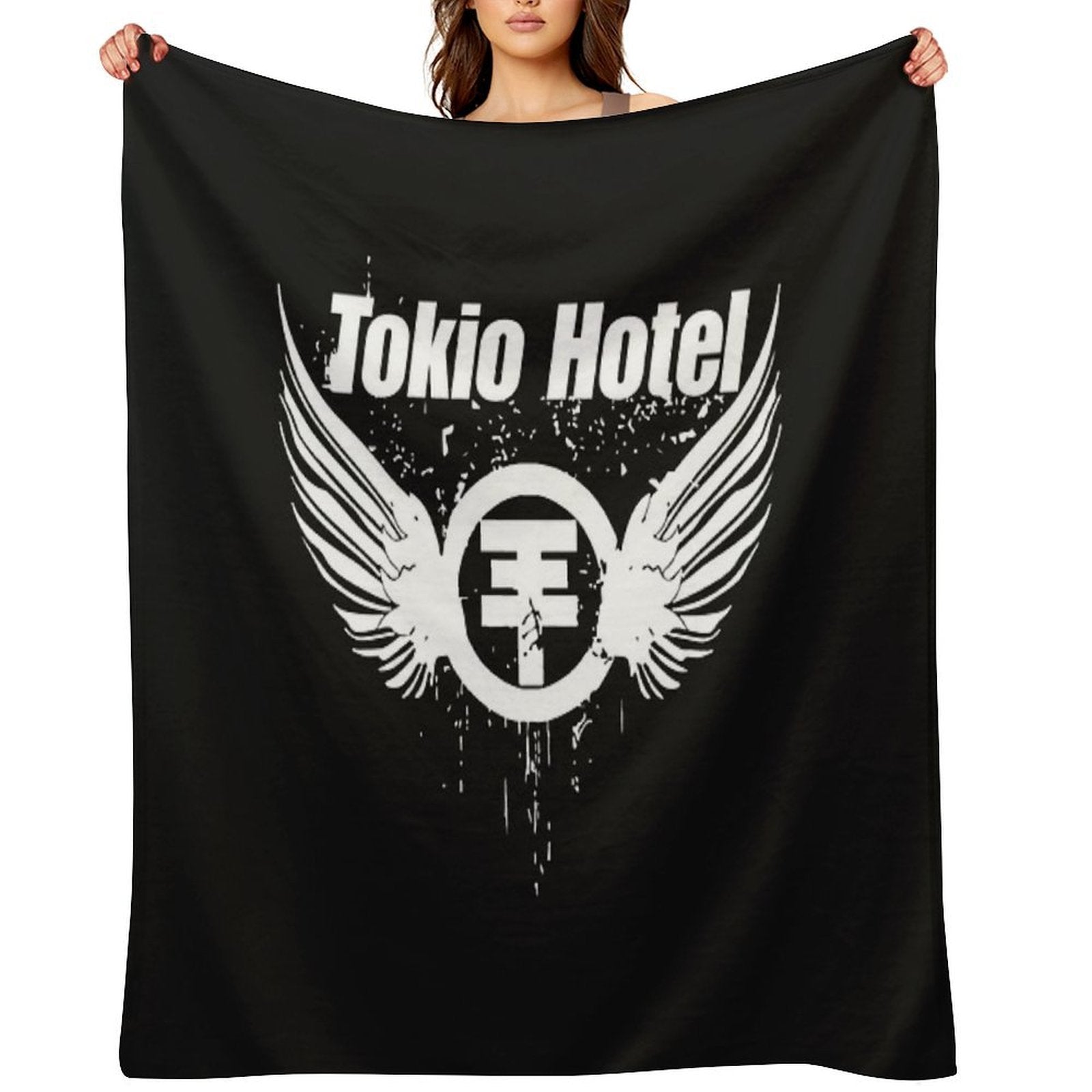 Tokio Hotel Merch Tokio Hotel Logo Multi-functional Throw Blanket