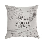 Paris Market Grey Soft Gift Ready Throw Pillow
