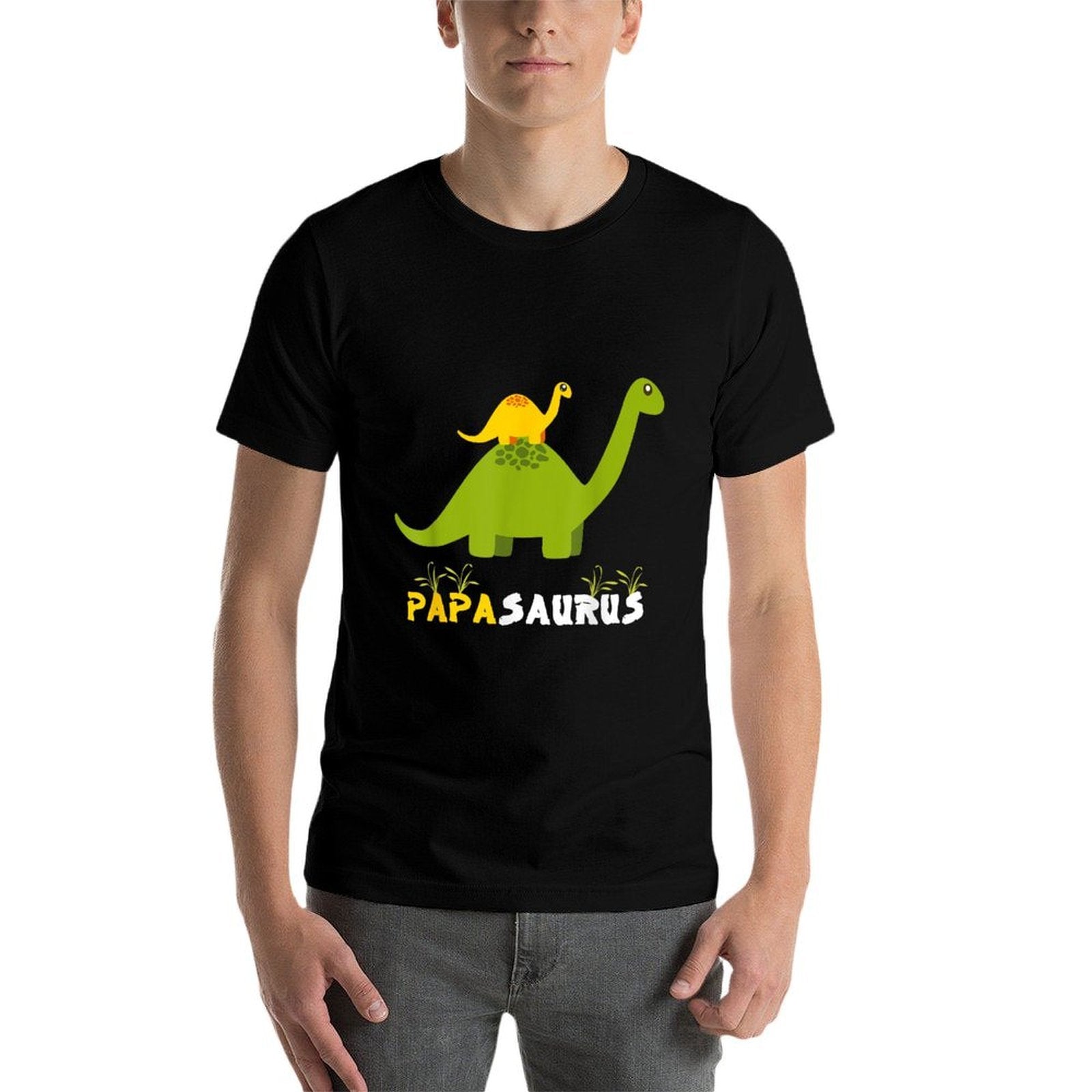 Papasaurus Dinosaur Father Funny Papa Saurus  Classic T-Shirt